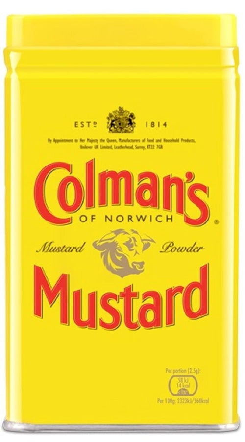 Colman's Double Superfine Mustard Powder, 16 oz Tin