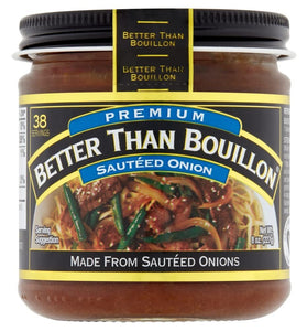 Better Than Bouillon Premium Sauteed Onion Base, Made from Sauteed Onions, Blendable Base for Added Flavor, 38 Servings Per Jar (8 Ounce (Pack of 1))