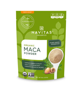 Navitas Organics Maca Powder, 8 oz. Bag — Organic, Non-GMO, Low Temp-DriedGluten-Free