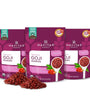Organic Goji Berries Sharable Adult Snacks, Bulk Dried Berry Topper for Granola, Salad or Smoothies, No Sugar Added Plant Based Superfood, Resealable Bag Pack of 3
