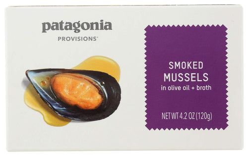 Patagonia Provisions Smoked Mussels in Extra Virgin Olive Oil