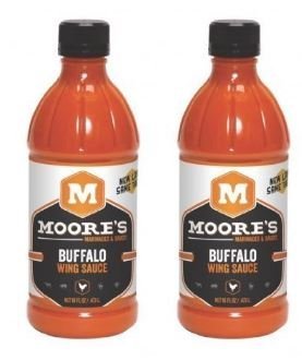 Moore's Wing Sauce, Buffalo, 16 oz (Pack of 2)