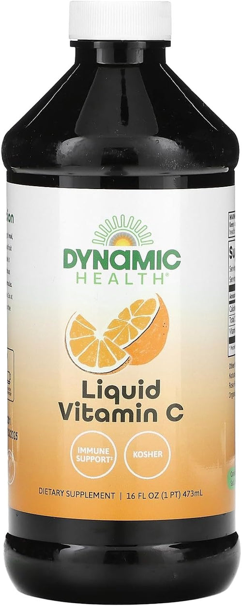 Dynamic Health VitaLiquids Liquid Vitamin C 1000 mg with Rose Hips, 16 oz