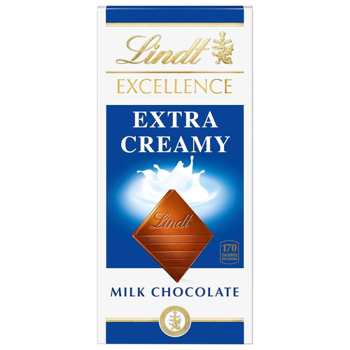 Lindt Excellence Extra Creamy Milk Chocolate Bar, 3.5 oz