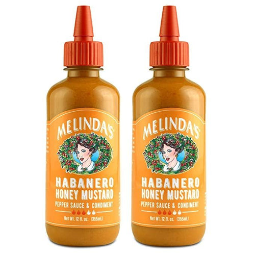 Melinda's Habanero Honey Mustard, 12 oz (Pack of 2)