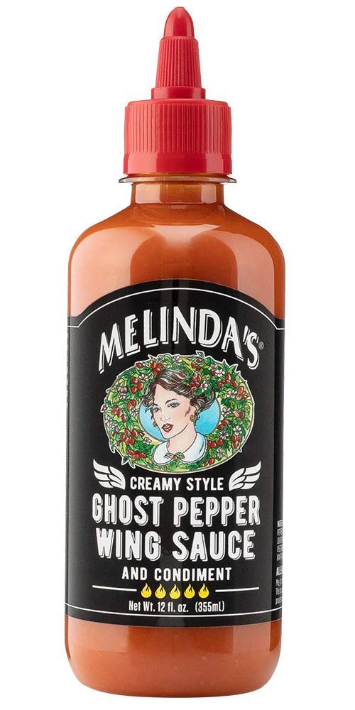 Melinda's Ghost Pepper Wing Sauce, 12 oz