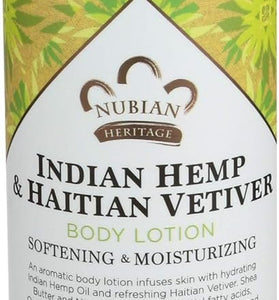 Body Lotion, Indian Hemp & Haitian Vetiver - 13oz