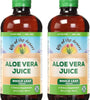 Lily of the Desert Aloe Vera Juice - Whole Leaf Filtered Aloe Vera Drink, Non-GMO Aloe Juice with Natural Digestive Enzymes for Gut Health, Stomach Relief, Wellness, Glowing Skin, 32 Fl Oz (Pack of 2)