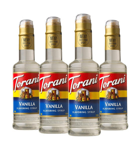 Torani Vanilla Syrup 12.7 Ounce, 4 Count