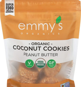 EMMYS Organic Peanut Butter Coconut Cookie, 6 OZ