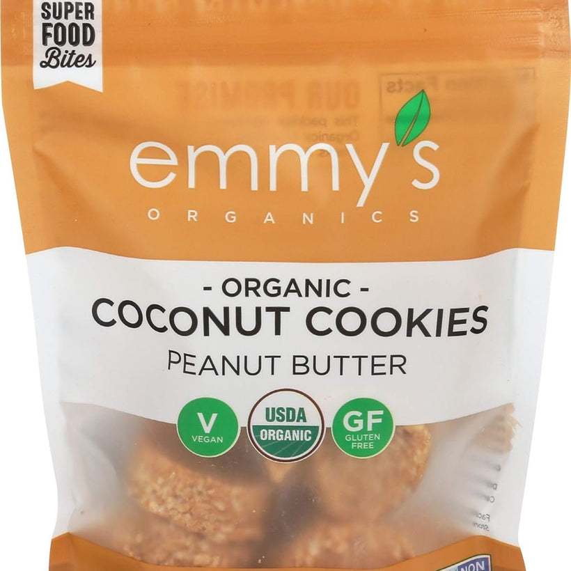 EMMYS Organic Peanut Butter Coconut Cookie, 6 OZ