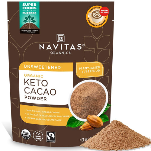 Navitas Organics Keto Cacao Powder, 8 oz