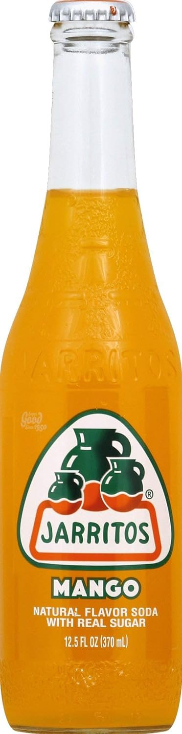 Jarritos Mango Soda, 12.5 oz (Pack of 6)