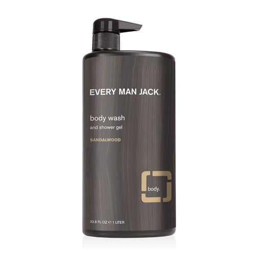 Every Man Jack Sandalwood Body Wash, 33.8 oz