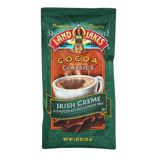 Land O Lakes Cocoa Classics Irish Cream and Chocolate Hot Cocoa Mix, 1.25 oz (Pack of 12)