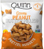 Quinn Peanut Butter Filled Pretzel Nuggets, Gluten Free, Corn, Soy, Dairy Free & Vegan Friendly, Non-GMO, 7 oz Bag