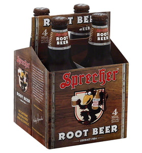 Sprecher 4 Piece Soda Root Beer, 64 oz