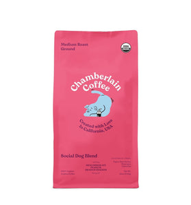 Chamberlain Coffee The Original Family Blend - Medium Roast Ground Coffee Beans with Notes of Milk Chocolate, Almond & Black Cherry - Specialty Ground Coffee Freshly Roasted In California - 12 oz