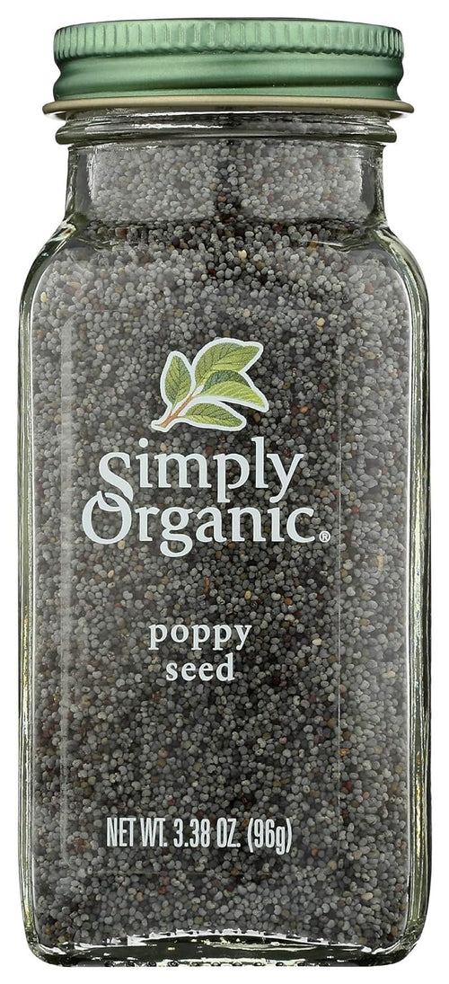 Simply Organic Whole Poppy Seed, 3.38 oz