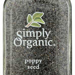 Simply Organic, Whole Poppy Seed, Organic, 3.38 Oz