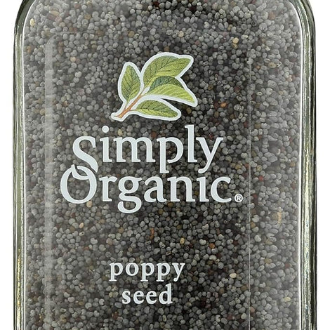 Simply Organic, Whole Poppy Seed, Organic, 3.38 Oz