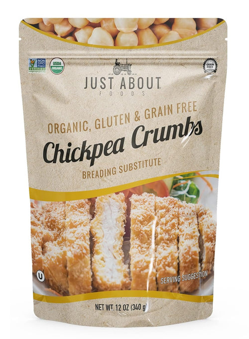 Just About Foods Organic Chickpea Bread Crumbs, 12 oz