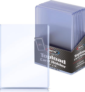 BCW Thick 138PT Card Top Load Holder (Pack of 10), 3 x 4