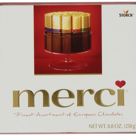 Merci European Chocolates, 8oz Box