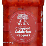 DIVINA Chopped Calabrian Peppers, 10.6 OZ