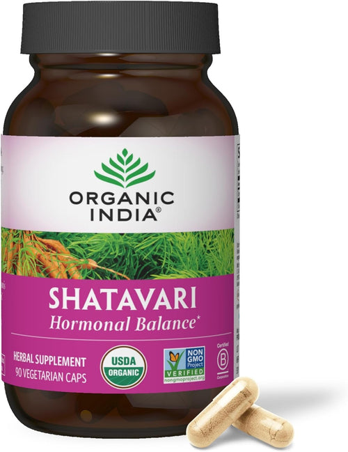 Organic India Shatavari Capsules, 90 Capsules