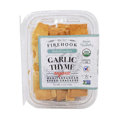 Firehook Garlic Thyme Crackers, 5.5 oz
