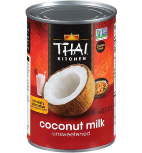 Thai Kitchen Gluten Free Unsweetened Coconut Milk, 13.66 fl oz