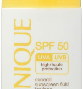Clinique Spf 50 Mineral Sunscreen Fluid for Face, 1 Ounce