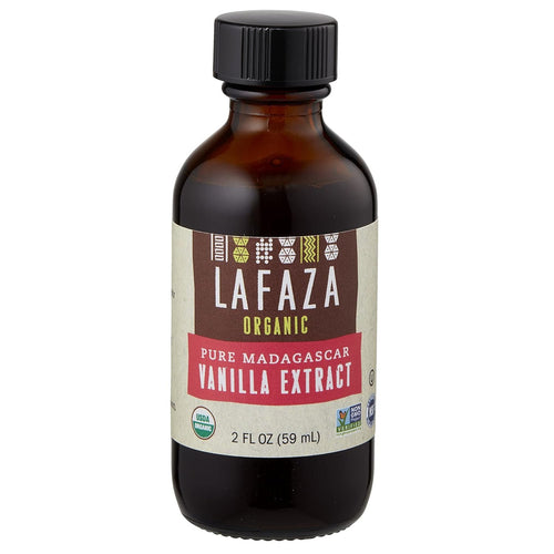 Lafaza Organic Pure Madagascar Bourbon Vanilla Extract, 2 fl oz