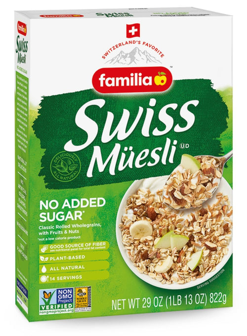 Familia Swiss Muesli, No Added Sugar, 29 oz