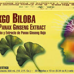 Prince of Peace Ginkgo Biloba & Red Panax Ginseng Extract, 30 Bottles, 0.34 fl. oz. Each