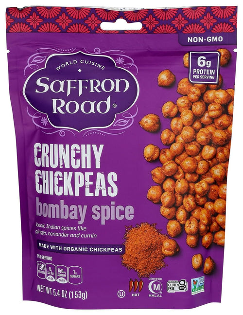 Saffron Road Bombay Spice Crunchy Chickpea Snack, 6 oz