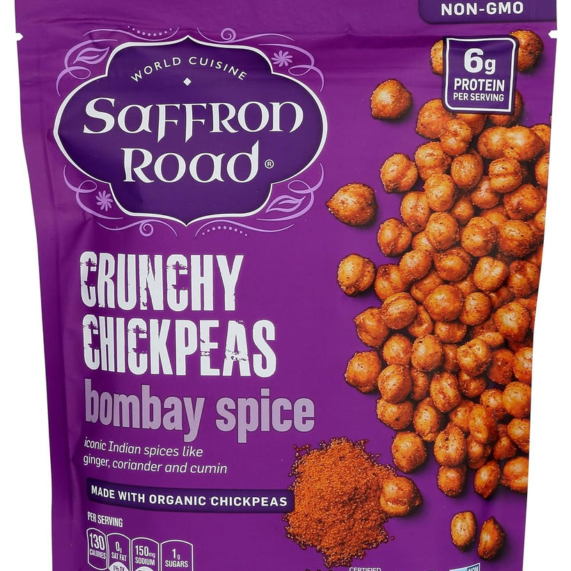 Saffron Road Organic Crunchy Chickpea Snacks-Gluten Free, Non-GMO, Kosher, Vegan