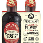 Fentimans Cherry Tree Cola - Cherry Soda, Botanically Brewed, Made with Natural Ingredients, No Artificial Colors, Flavors or Preservatives, All Natural Cola - Cherry, 37.2 oz (Pack of 4)