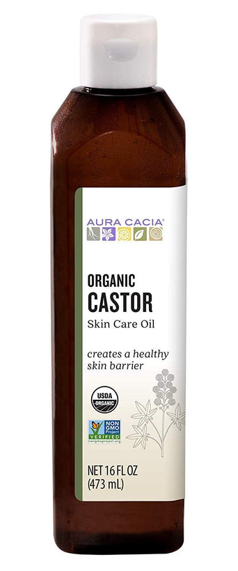 Aura Cacia Skin Care Castor Oil Org 16 Fl. Oz.(Packaging May Vary)