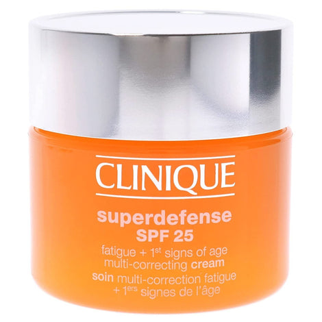 Clinique Superdefense Multi-Correcting Cream SPF 25 - Type I-II (Dry Skin), 1.7 Fl Oz (Pack of 1)