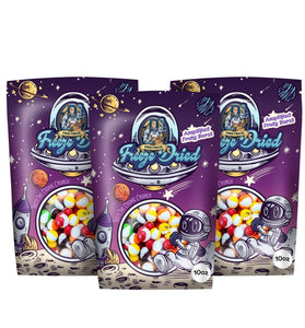 10 oz Freeze Dried Skittles Resealable Skittles Bag Crunchy Skittles Amplified Fruity Burst Freeze-Dried Candy Skittles Mix-ins Fruity Burst Candy Skittles Treats Dried Skittles (3 Pack)