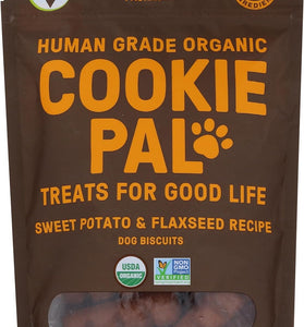 Cookie Pal Organic Sweet Potato Flaxseed Dog Treats, 10 OZ