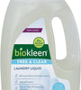 Biokleen Laundry Detergent Liquid, Concentrated, Eco-Friendly, Non-Toxic, Plant-Based, No Artificial Fragrance, Free & Clear, Unscented, 64 Ounces - 128 HE Loads/64 Standard Loads