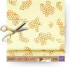 Bee's Wrap Reusable Beeswax Food Wraps Made in the USA, Eco Friendly Beeswax Food Wrap, Sustainable Food Storage Containers, Organic Cotton Food Wrap, XXL Cut To Size Wax Paper Roll, Honeycomb Pattern