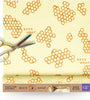Bee's Wrap Reusable Beeswax Food Wraps Made in the USA, Eco Friendly Beeswax Food Wrap, Sustainable Food Storage Containers, Organic Cotton Food Wrap, XXL Cut To Size Wax Paper Roll, Honeycomb Pattern