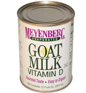 Meyenberg Evaporated Goat Milk, Vitamin D, 12 FL OZ