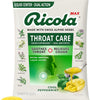 Ricola Max Cool Peppermint Throat Care Large Bag | Cough Suppressant Drops | Dual Action Liquid Center | Soothing Long-Lasting Relief - 34 Count (Pack of 1)
