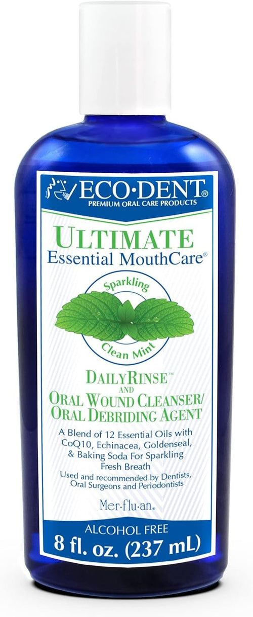 Eco-Dent Sparkling Cool Mint Ultimate MouthCare Rinse, 235 ml