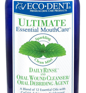 Eco-Dent Dailyrinse Mouthrinse - Mint - 8 Oz with Mouthrinse Mint Packet